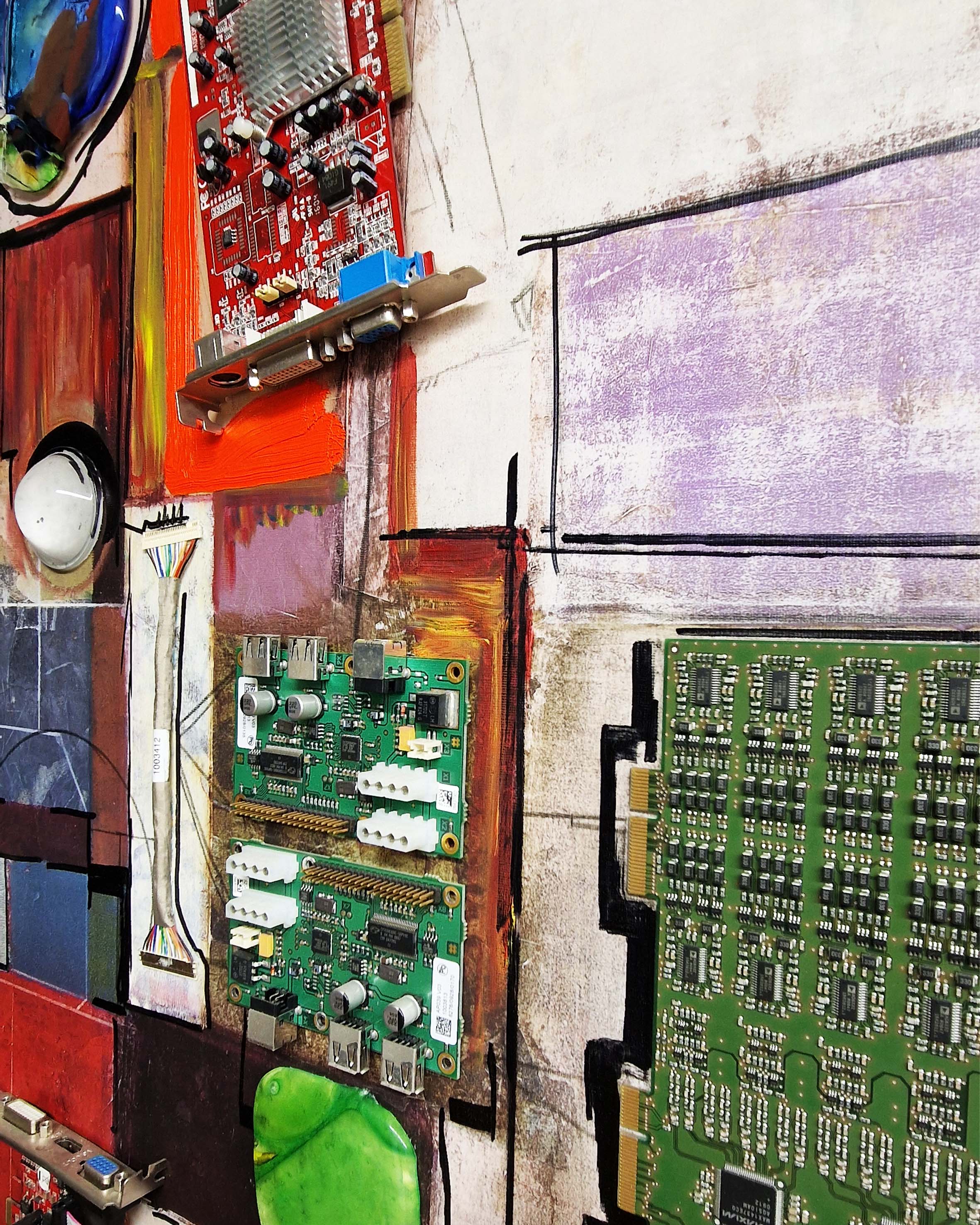 X37 Combine Painting